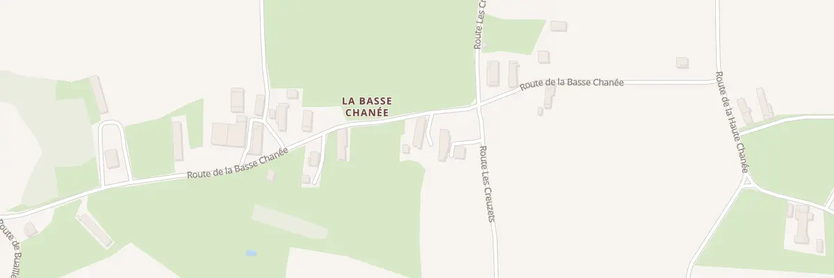 Plan du 349 Rte de la Basse Chanee à Courtes