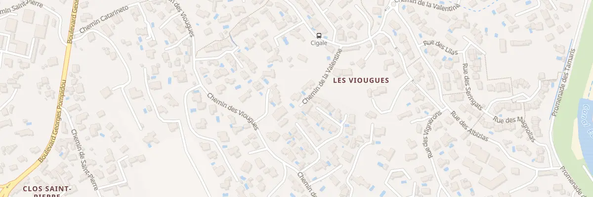 Plan du 9382 Che de la Valentine à Salon-de-Provence
