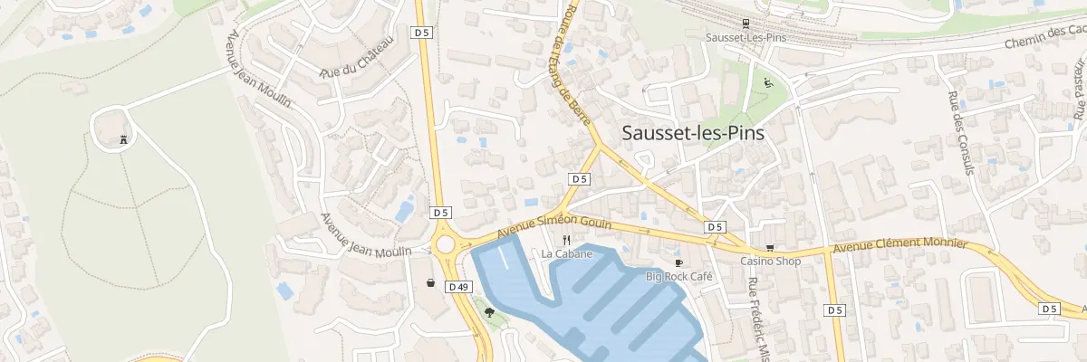 Plan du 12 Av du Port à Sausset-les-Pins