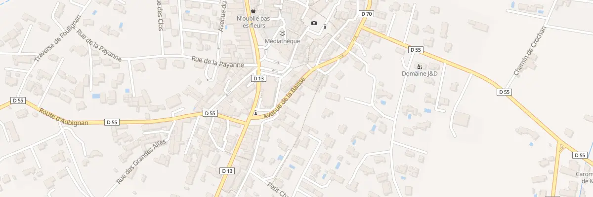 Plan du 94 Rue de la Baisse à Caromb
