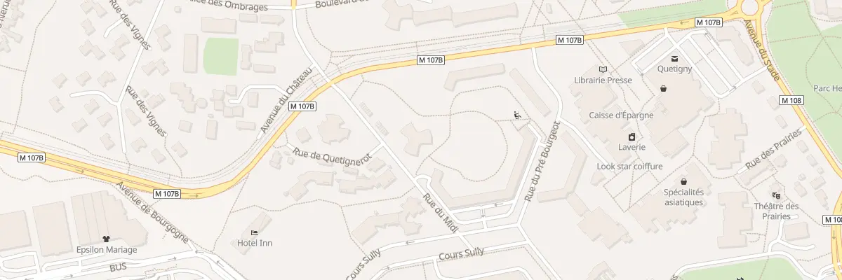 Plan du 2 Rue du Midi à Quetigny