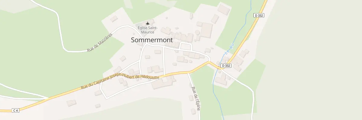Plan du 1 Rue de l’Église à Chatonrupt-Sommermont