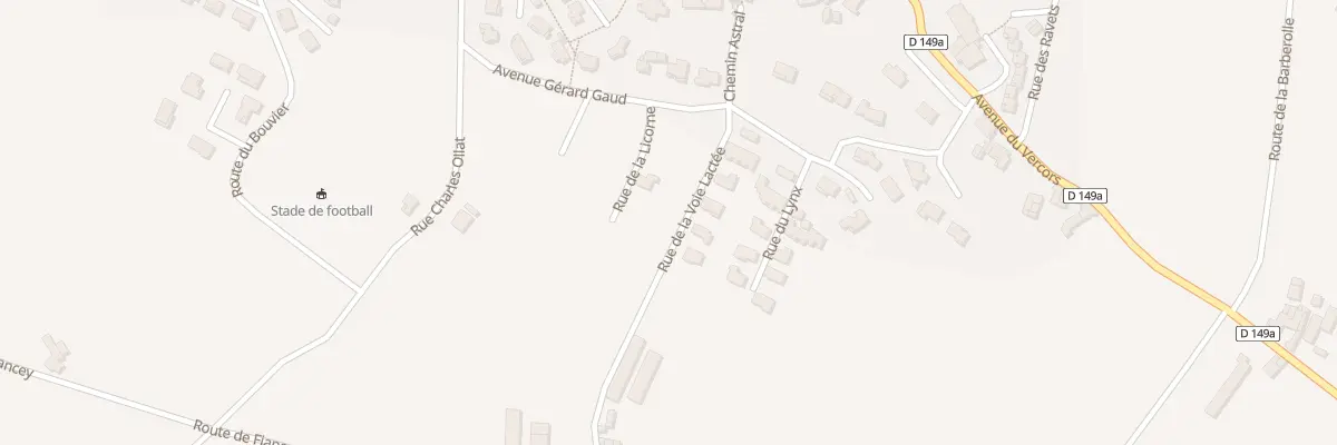 Plan du 6 Rue de la Voie Lactee à Marches