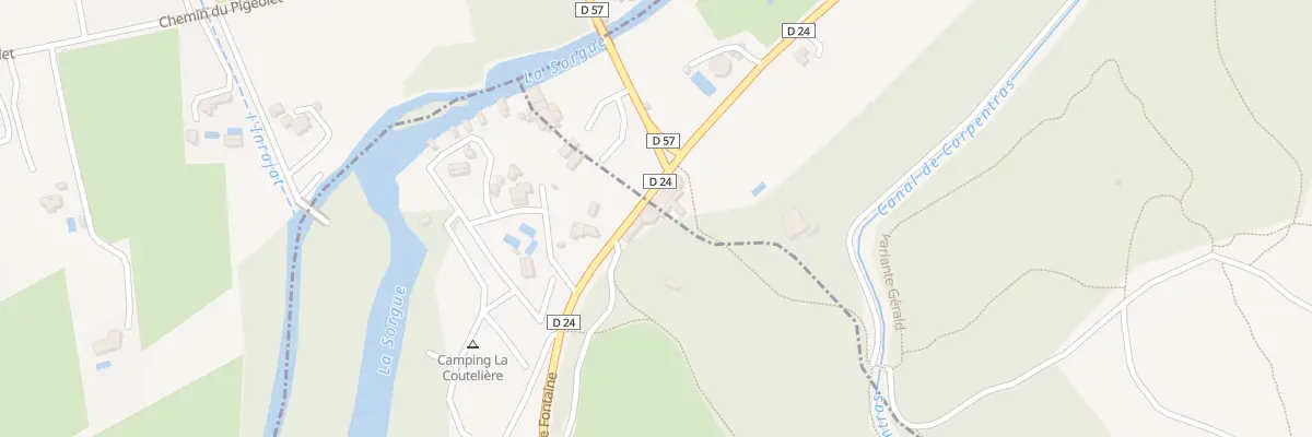 Plan du 2810 Rte de Fontaine (rd24) à Lagnes