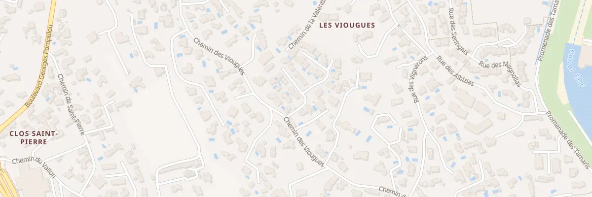 Plan du 473 Che des Viougues à Salon-de-Provence