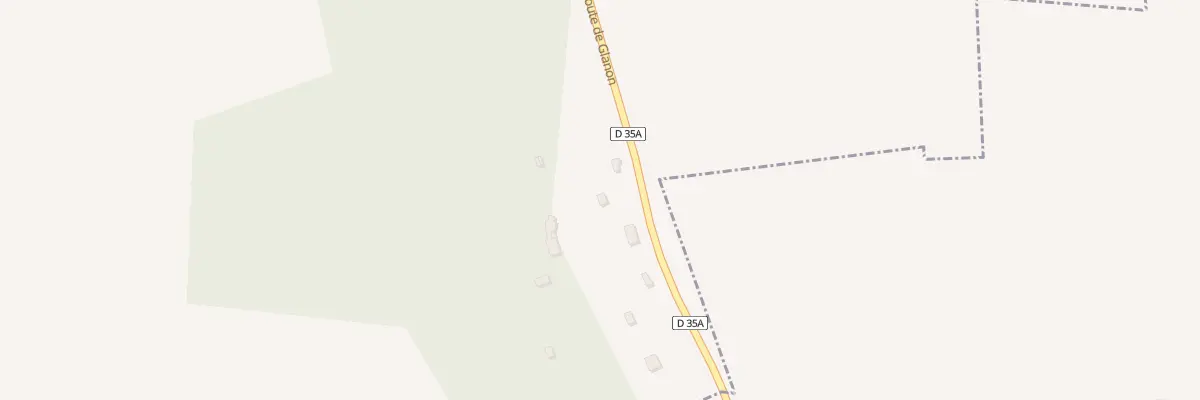 Plan du 2248 Rte de Glanon à Auvillars-sur-Saône