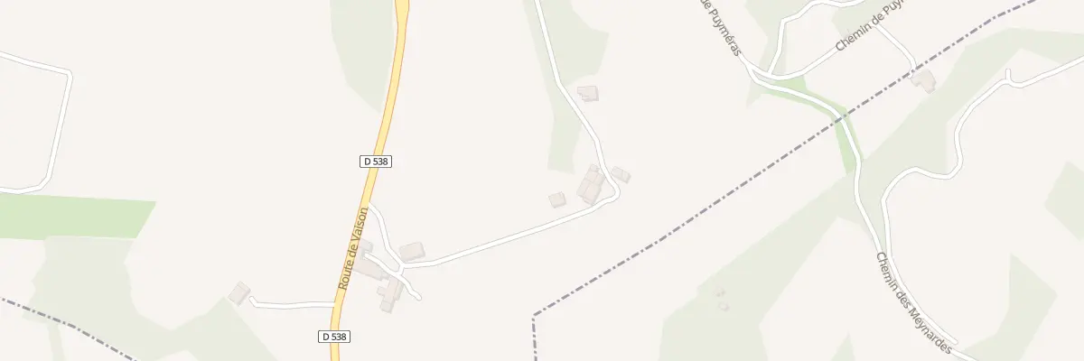 Plan du 5017 Combe Bouine à Piégon