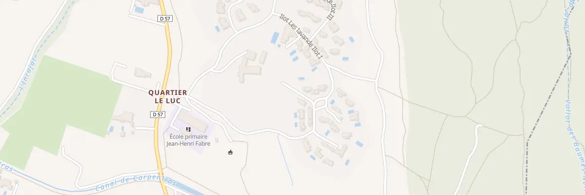 Plan du 15 Îlot les Pins Îlot I à Saumane-de-Vaucluse