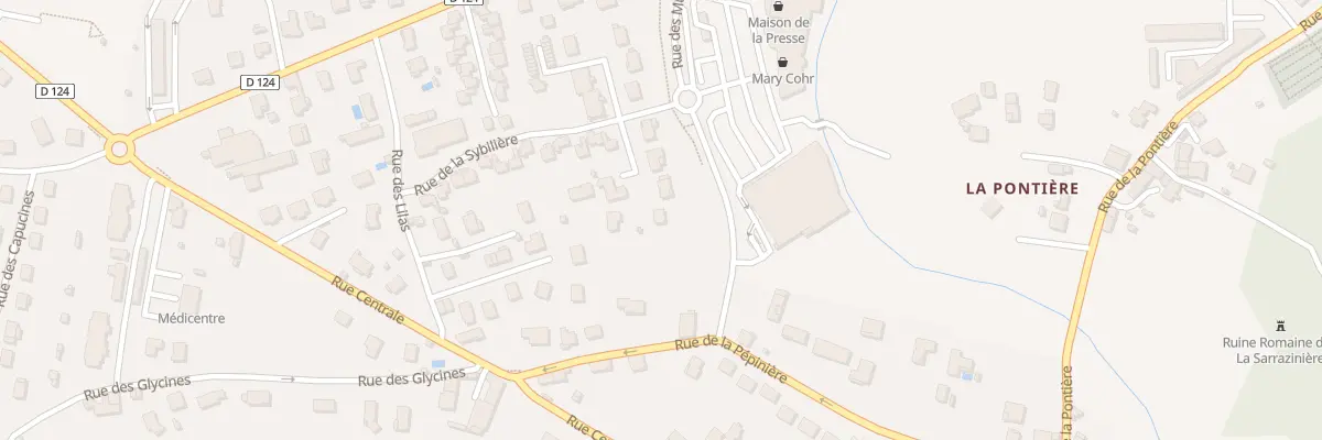 Plan du 105 Rue des Muguets à Saint-Quentin-Fallavier