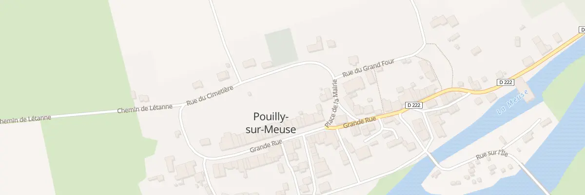 Plan du 23 Gr La Grande Rue à Pouilly-sur-Meuse