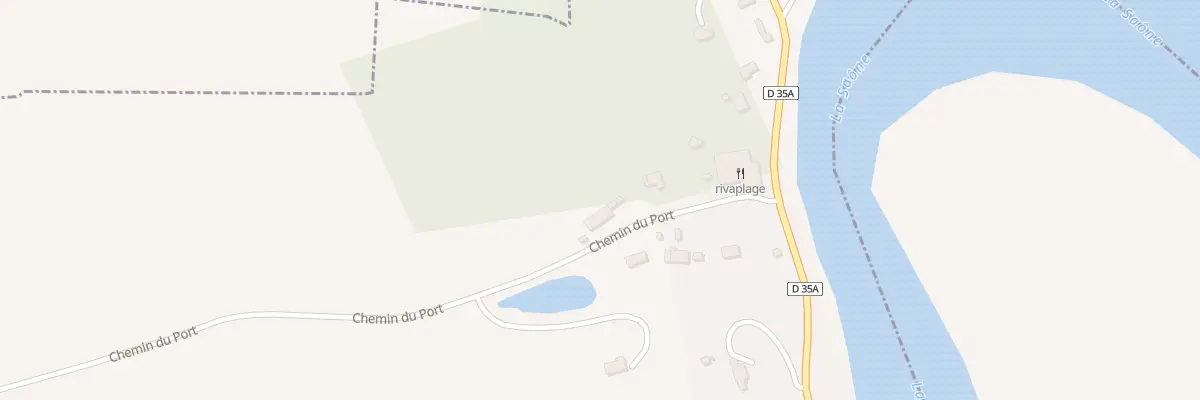 Plan du 6 Che du Port à Glanon