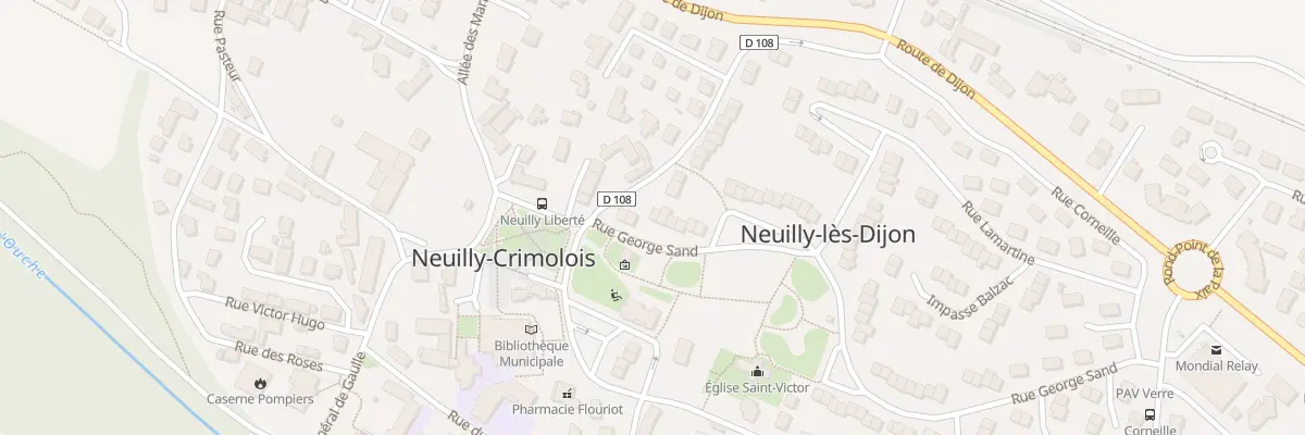 Plan du 5 Rue George Sand à Neuilly-Crimolois