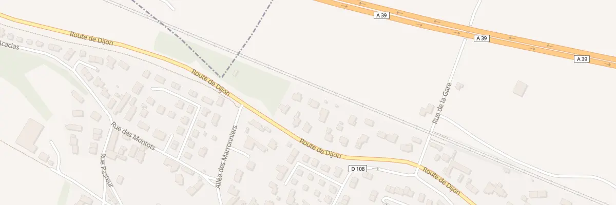 Plan du 11T Rte de Dijon à Neuilly-Crimolois