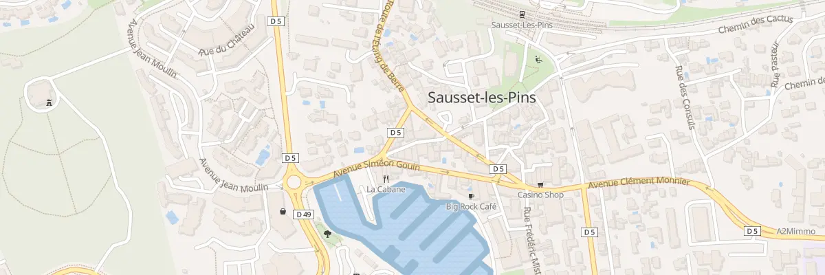 Plan du 2 Tra des Pécheurs à Sausset-les-Pins