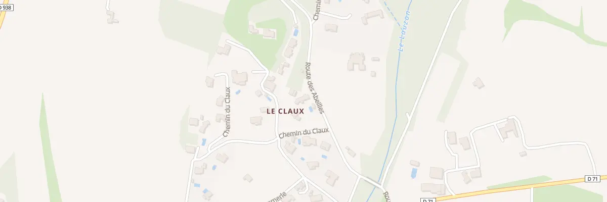 Plan du 5364 Le Claux à Saint-Romain-en-Viennois