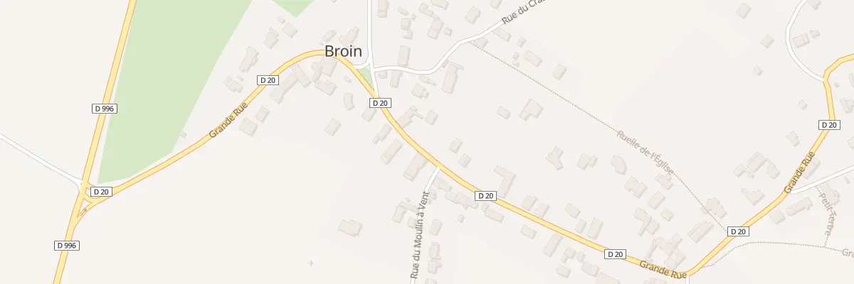 Plan du 459 Gr Grande Rue à Broin