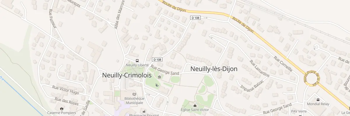 Plan du 2 Rue de la Glacière à Neuilly-Crimolois