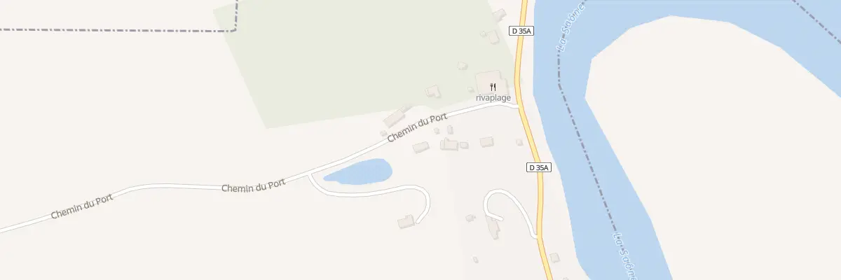 Plan du 1B Che du Port à Glanon