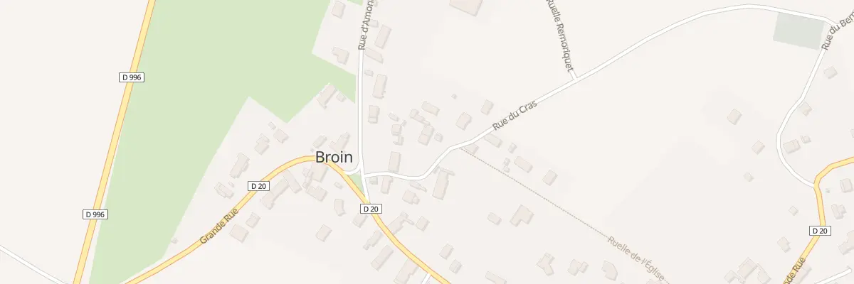 Plan du 103 Rue du Cras à Broin