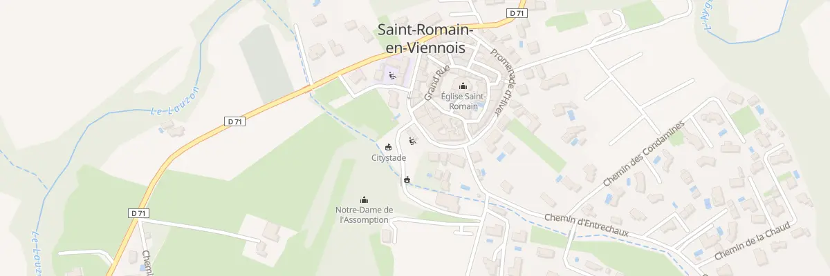 Plan du 120 Bd Promenade d’Hiver à Saint-Romain-en-Viennois