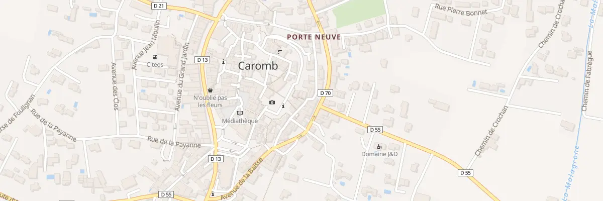 Plan du 15 Rue de la Placette à Caromb