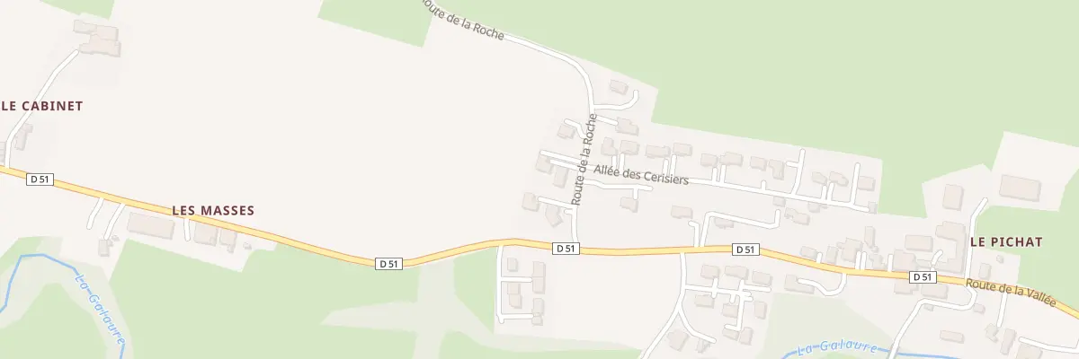Plan du 710B Rte de la Roche au Grand-Serre
