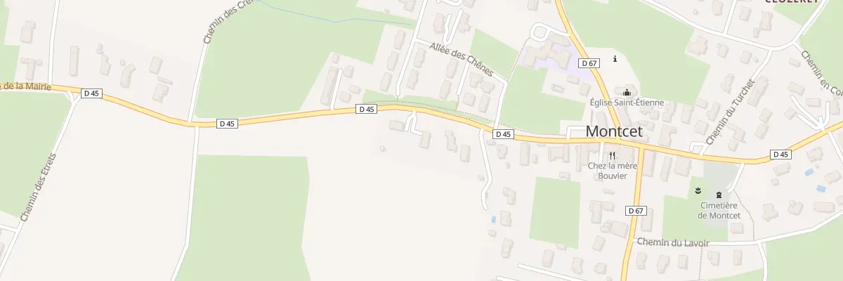 Plan du 263 Rue de la Mairie à Montcet