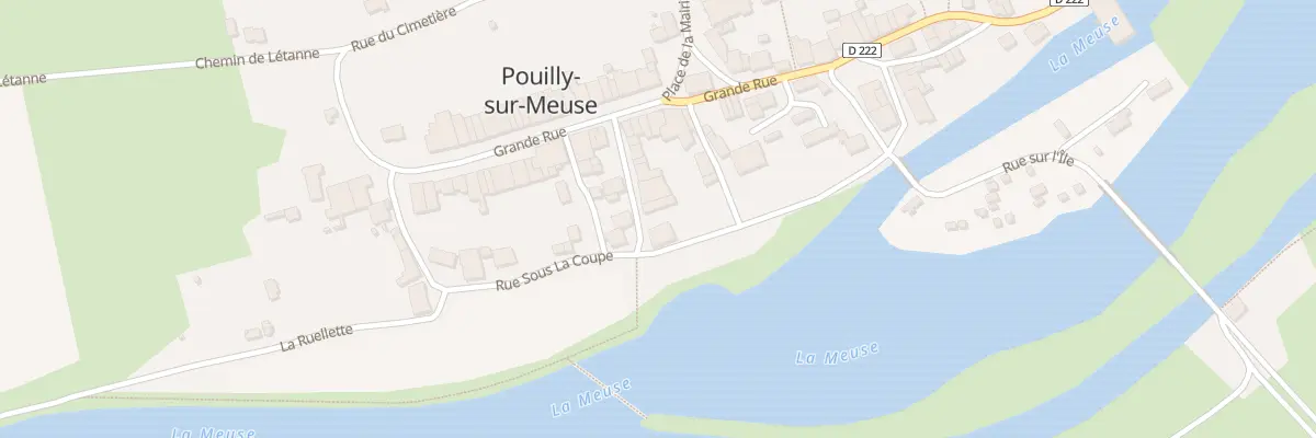 Plan du 5 Rue de la Cure à Pouilly-sur-Meuse
