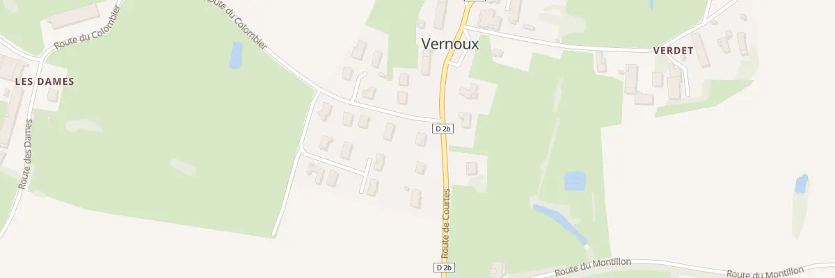 Plan du 182 Rte de Courtes à Vernoux