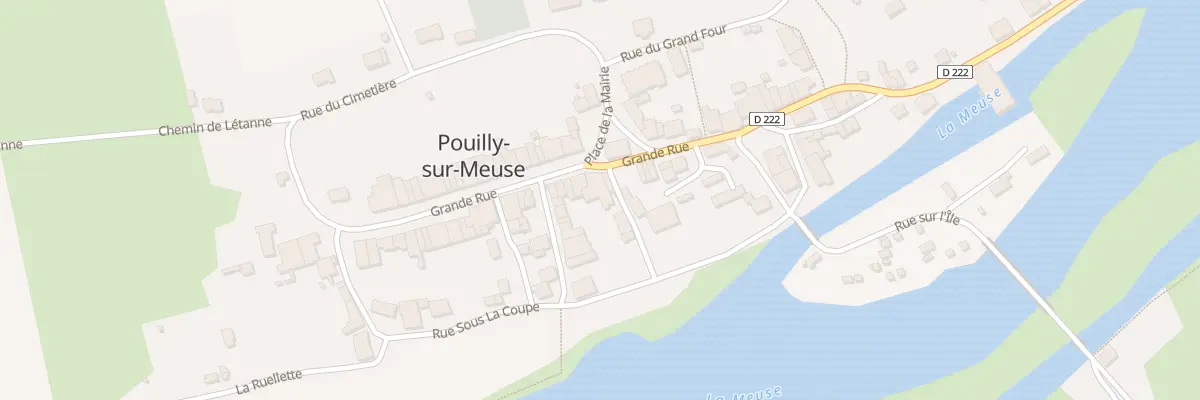 Plan du 34 Gr La Grande Rue à Pouilly-sur-Meuse