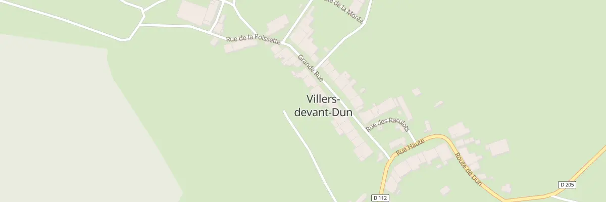 Plan du 14 Gr La Grande Rue à Villers-devant-Dun
