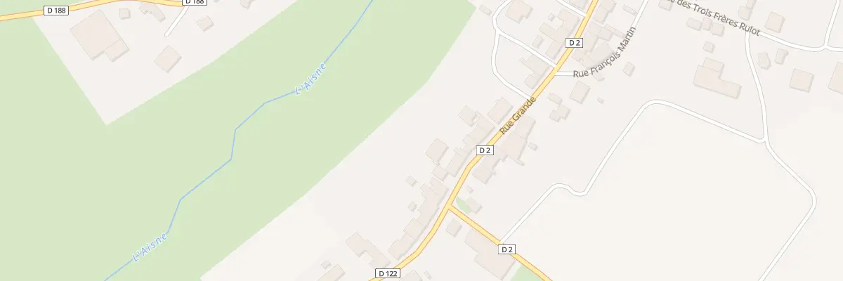 Plan du 28 Rue Grande à Vaubecourt