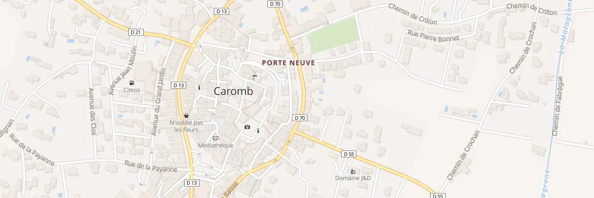 Plan du 315 Rue de la Baisse à Caromb