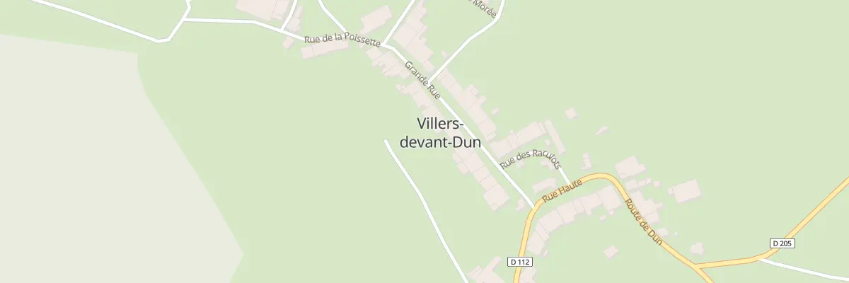 Plan du 18 Gr La Grande Rue à Villers-devant-Dun