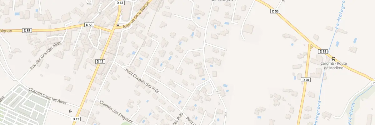 Plan du 37 Les Pres à Caromb