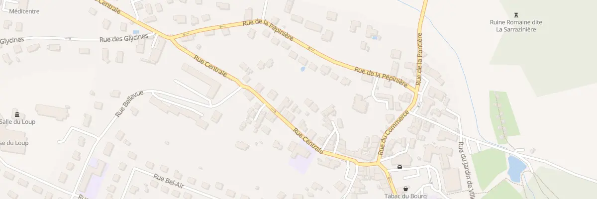 Plan du 200 Rue Centrale à Saint-Quentin-Fallavier
