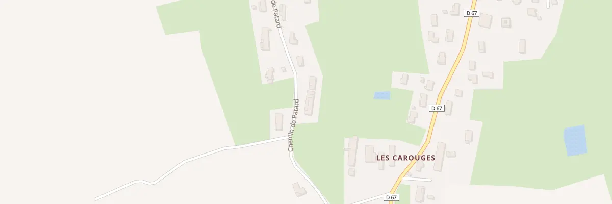 Plan du 5345 Les Carouges à Montrevel-en-Bresse
