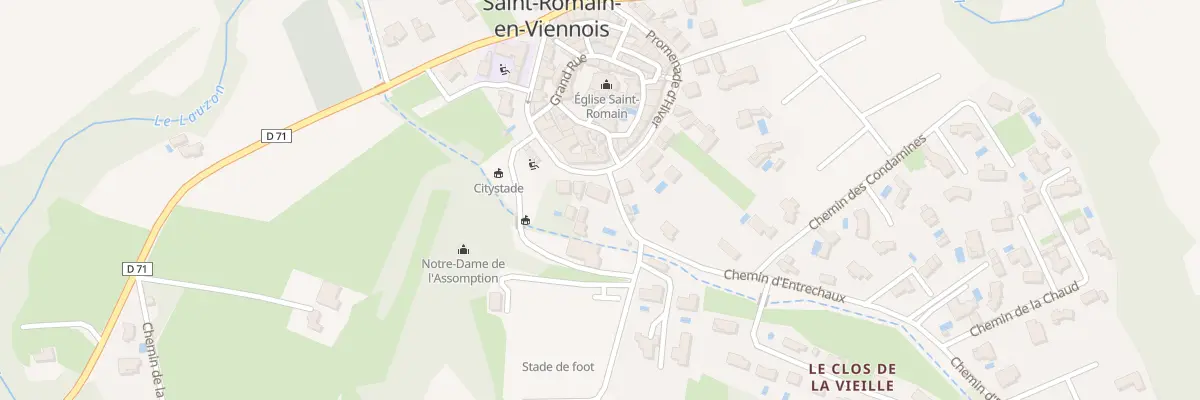 Plan du 176 Bd Promenade d’Hiver à Saint-Romain-en-Viennois