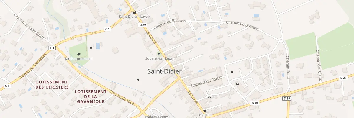 Plan du 198 Rue Le Cours à Saint-Didier