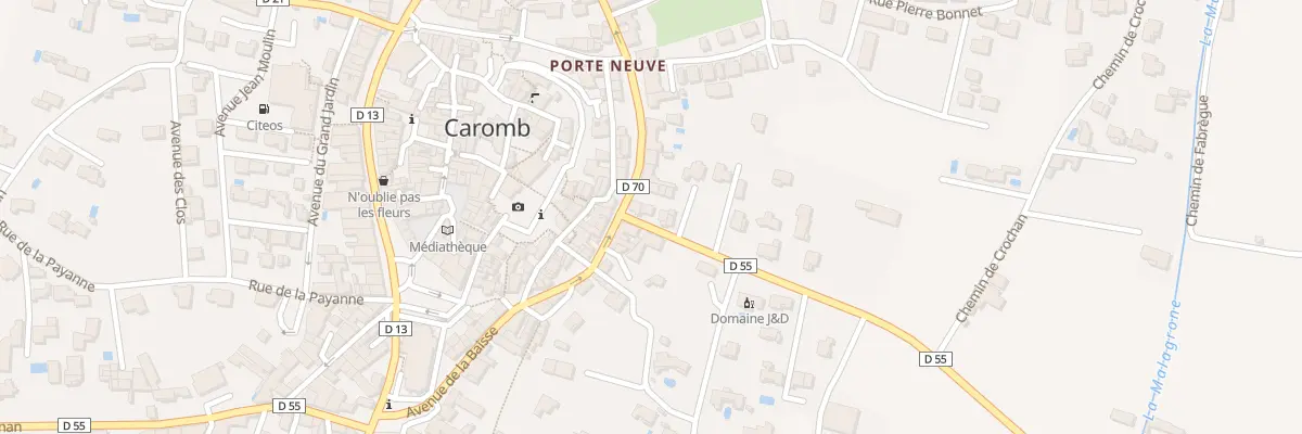 Plan du 15 Rte de Modène à Caromb