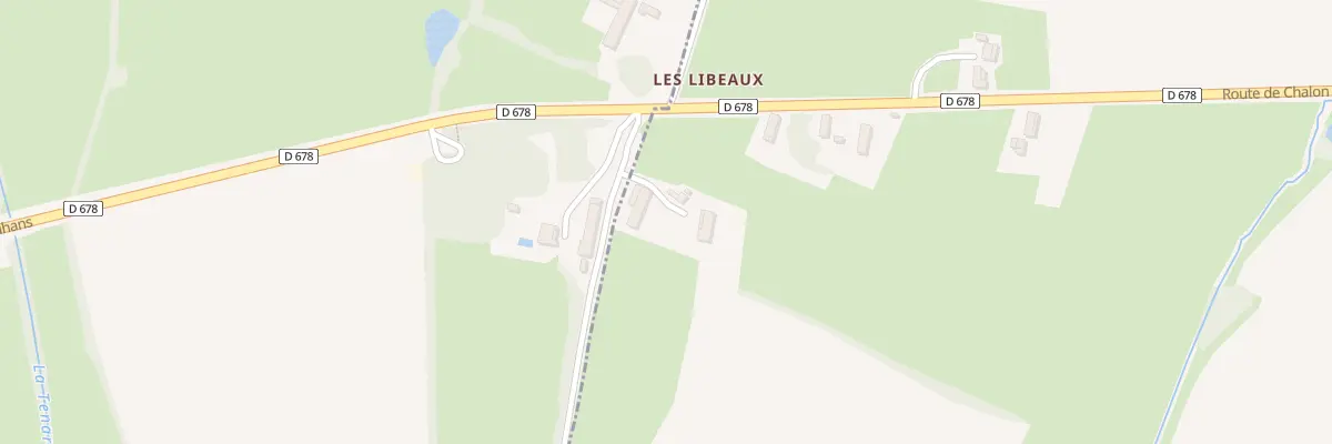 Plan du 23 Rte de Chalon à Thurey