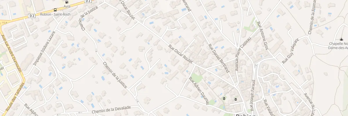 Plan du 5220 Rue Oscar Roulet à Robion