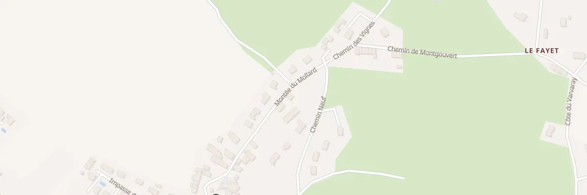 Plan du 264 Mte du Mollard à Charantonnay
