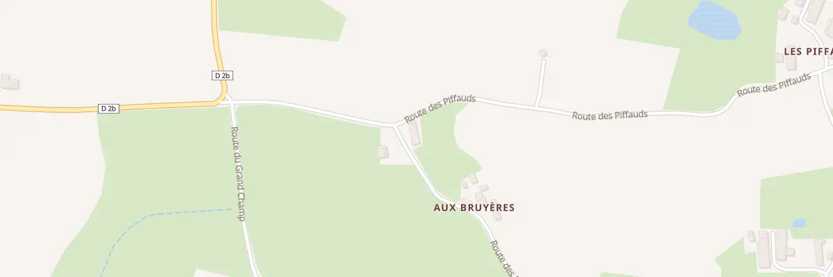 Plan du 15 Rte des Bruyeres à Courtes