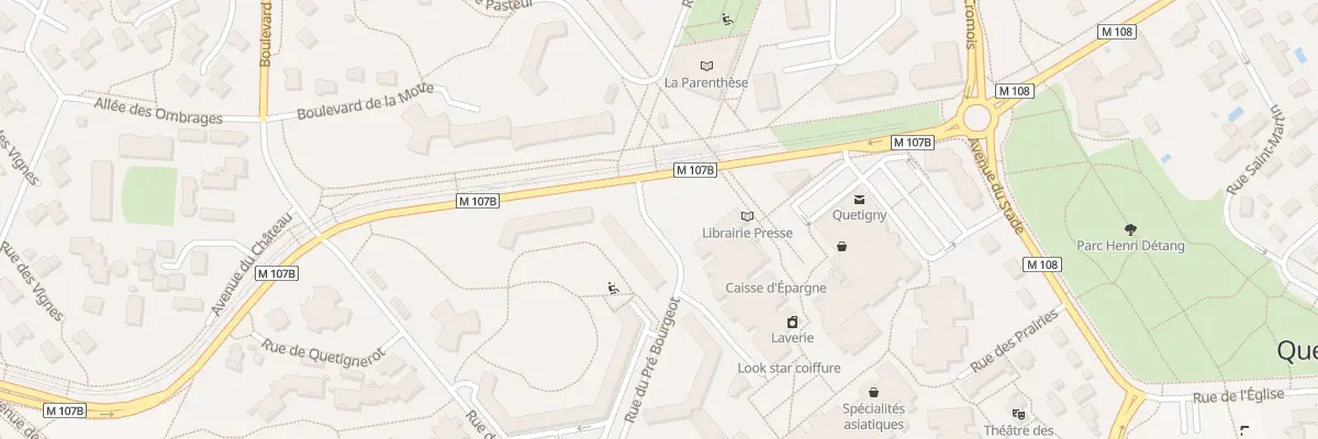 Plan du 2 La Place Centrale R Remond à Quetigny
