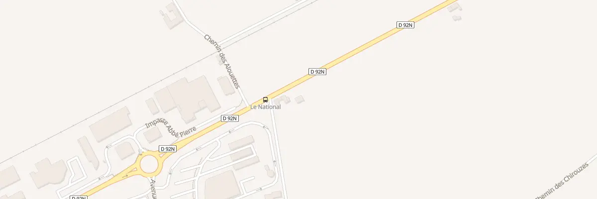 Plan du 1000 Rte Departementale Dauphinoise à Saint-Paul-lès-Romans