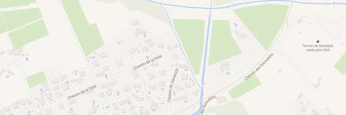 Plan du 5955F Che du Déversoir à Robion
