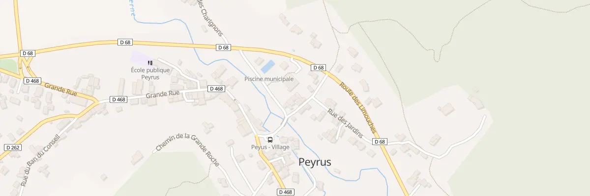 Plan du 17 Mte Montee du Pont à Peyrus