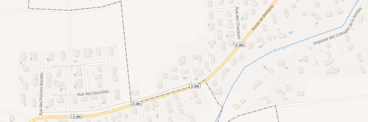 Plan du 42B Rte de Bretigny à Clénay