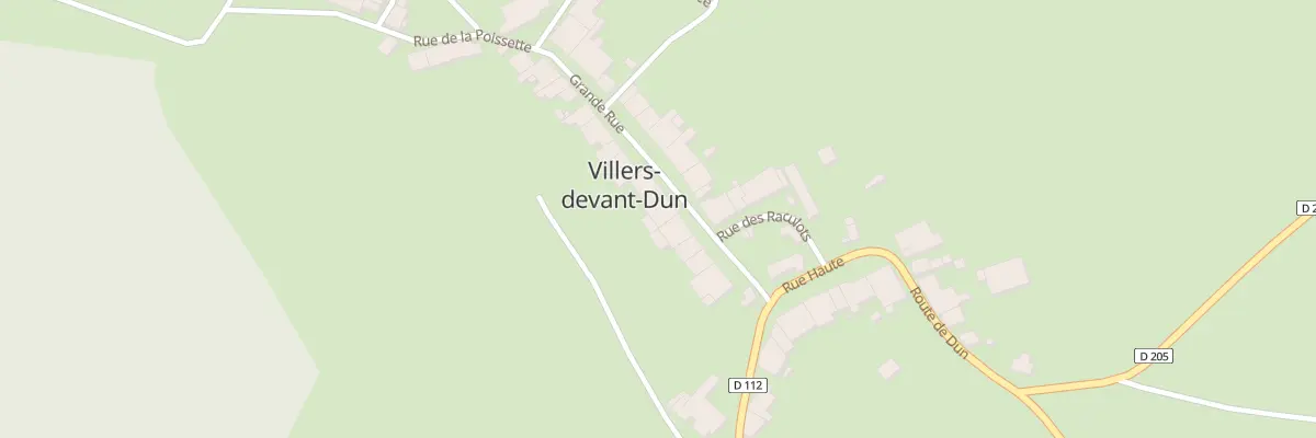 Plan du 22 Gr La Grande Rue à Villers-devant-Dun